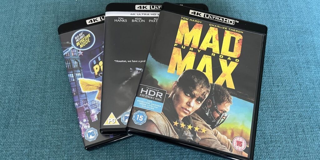 UHD 4K Blu-ray discs