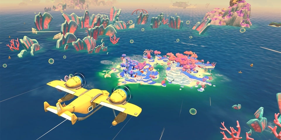 Lou's Lagoon flying
