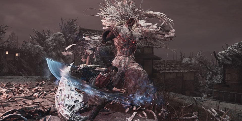 Onimusha Way of the Sword Byakue "dulux dog" boss