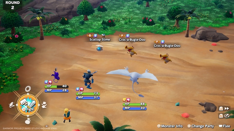 Dragon Quest Monsters: The Withered World turn-based monster combat