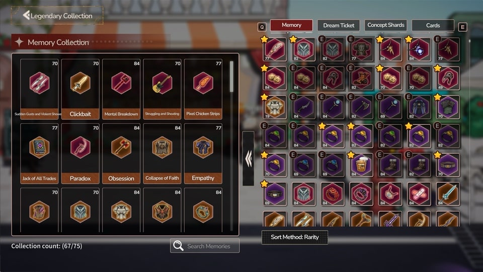 DreamEcho inventory