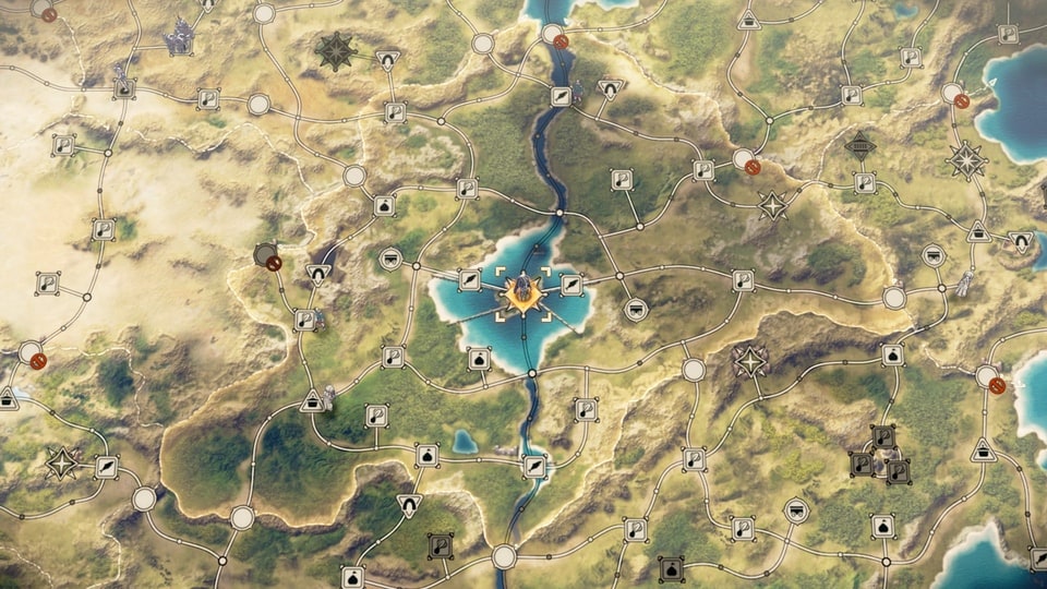 Fire Emblem Fortune's Weave world map