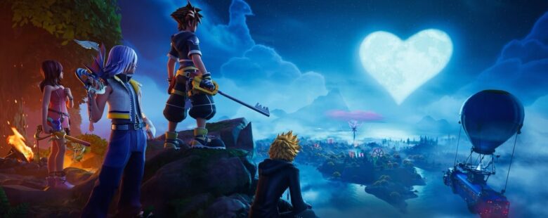 Fortnite Kingdom Hearts header keyart