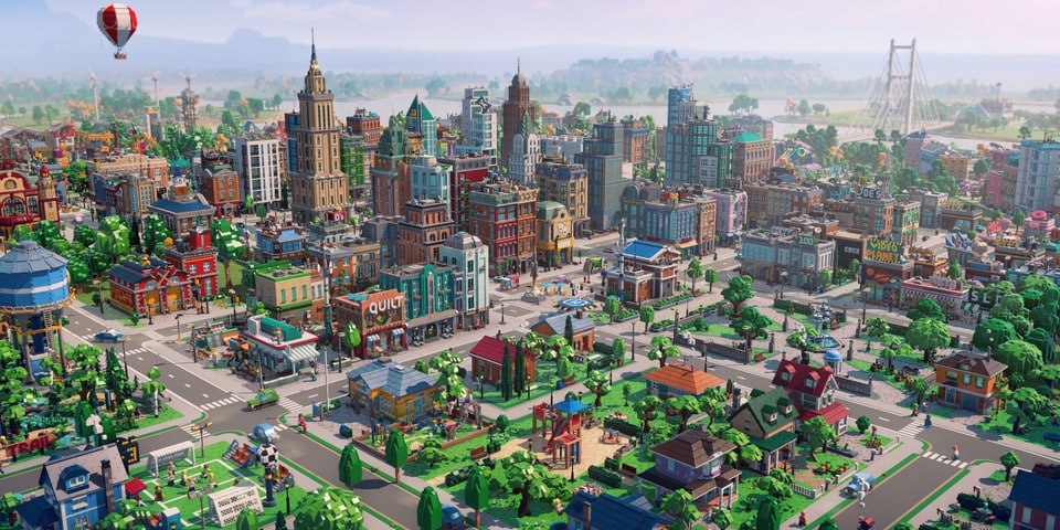 LEGO Skylines cityscape
