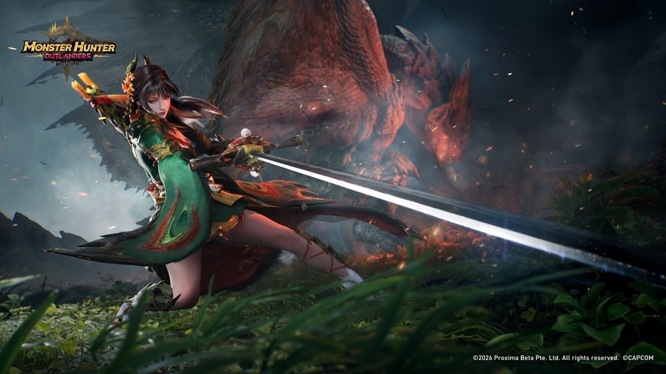 Monster Hunter Outlanders Midori character