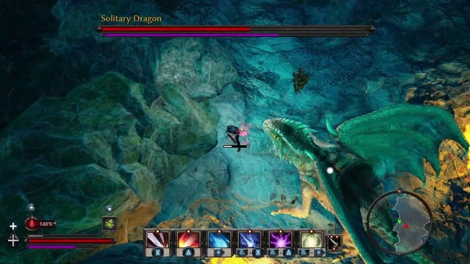 Fractured Worlds Dragon boss battle